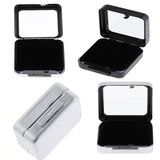 Max Square Diamond Display Case Meatl Jewelry Rings Storage Organizer Container