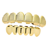 Max Hip Hop Grill Teeth Fake Mouth Jewelry Costume Cosplay Decor Golden/Silver