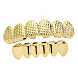 Max Hip Hop Grill Teeth Fake Mouth Jewelry Costume Cosplay Decor Golden/Silver