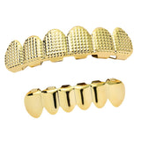 Max Hip Hop Grill Teeth Fake Mouth Jewelry Costume Cosplay Decor Golden/Silver