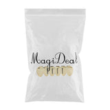 Max Grills Hip Hop Upper Lower 6 Teeth Caps Halloween Cosplay Golden Bottom