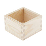 Max Wooden Square Storage Box Case for Jewelry Flower Craft Gift Burlywood 2