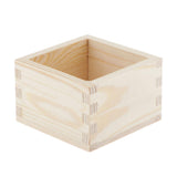 Max Wooden Square Storage Box Case for Jewelry Flower Craft Gift Burlywood 2