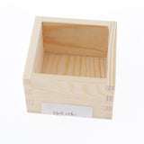 Max Wooden Square Storage Box Case for Jewelry Flower Craft Gift Burlywood 2