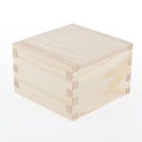 Max Wooden Square Storage Box Case for Jewelry Flower Craft Gift Burlywood 2