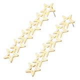 Max 1 pair stars drop stud earring eardrop women fashion jewelry gifts