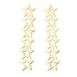 Max 1 pair stars drop stud earring eardrop women fashion jewelry gifts