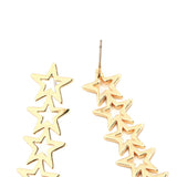 Max 1 pair stars drop stud earring eardrop women fashion jewelry gifts