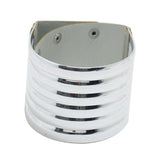 Max African Egypt Gothic Punk Wide Leather Bracelet Bangle Adjustable Silver