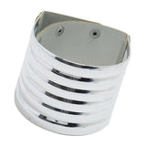 Max African Egypt Gothic Punk Wide Leather Bracelet Bangle Adjustable Silver