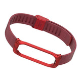 Max Stainless Steel Wrist Straps Band Accessories for Xiaomi Mi Band 3/4 Red