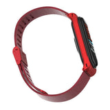 Max Stainless Steel Wrist Straps Band Accessories for Xiaomi Mi Band 3/4 Red