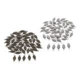 Max 50Pcs Alloy Rugby Connectors Charms for Jewelry Making Antique Bronze