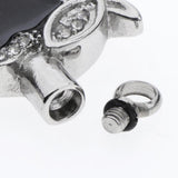 Max Diamante Stainless Steel Pet Urn Pendants Ash Holder Keepsake Heart Pendants