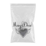 Max Diamante Stainless Steel Pet Urn Pendants Ash Holder Keepsake Heart Pendants
