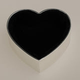 Maxbell Novelty Heart Gift Box Lovers Ring Box Earrings Trinket Jewelry Box Silver