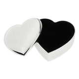 Maxbell Novelty Heart Gift Box Lovers Ring Box Earrings Trinket Jewelry Box Silver