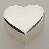 Maxbell Novelty Heart Gift Box Lovers Ring Box Earrings Trinket Jewelry Box Silver