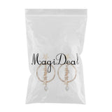 Max Maxb 1pair Ear Hook Earring Star Ear Stud Women Show Girl Christmas Mother's Day