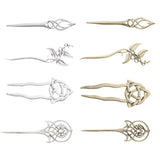 Max Fashion Women Celtic Knot Hair Pin Fork Celtic knot silver