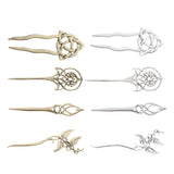 Max Fashion Women Celtic Knot Hair Pin Fork Celtic knot silver