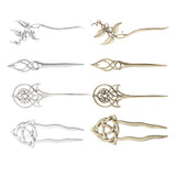 Max Fashion Women Celtic Knot Hair Pin Fork Celtic knot silver