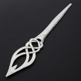 Max Fashion Women Celtic Knot Hair Pin Fork Celtic knot silver