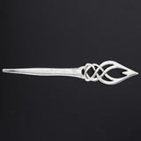 Max Fashion Women Celtic Knot Hair Pin Fork Celtic knot silver