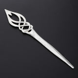 Max Fashion Women Celtic Knot Hair Pin Fork Celtic knot silver