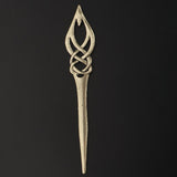 Max Fashion Women Celtic Knot Hair Pin Fork Celtic knot bronze