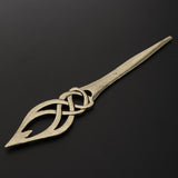 Max Fashion Women Celtic Knot Hair Pin Fork Celtic knot bronze