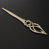 Max Fashion Women Celtic Knot Hair Pin Fork Celtic knot bronze