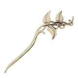 Max Fashion Women Celtic Knot Hair Pin Fork Leaf bronze
