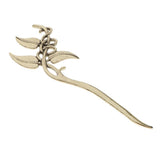 Max Fashion Women Celtic Knot Hair Pin Fork Leaf bronze