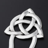 Max Fashion Women Celtic Knot Hair Pin Fork Celtic knot dark silver