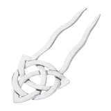 Max Fashion Women Celtic Knot Hair Pin Fork Celtic knot dark silver