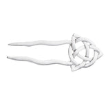 Max Fashion Women Celtic Knot Hair Pin Fork Celtic knot dark silver