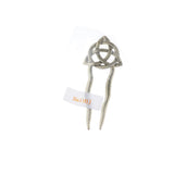 Max Fashion Women Celtic Knot Hair Pin Fork Celtic knot dark bronze