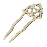 Max Fashion Women Celtic Knot Hair Pin Fork Celtic knot dark bronze