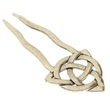 Max Fashion Women Celtic Knot Hair Pin Fork Celtic knot dark bronze