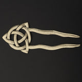 Max Fashion Women Celtic Knot Hair Pin Fork Celtic knot dark bronze