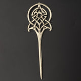 Max Fashion Women Celtic Knot Hair Pin Fork Life tree bronze