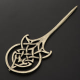 Max Fashion Women Celtic Knot Hair Pin Fork Life tree bronze