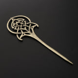 Max Fashion Women Celtic Knot Hair Pin Fork Life tree bronze