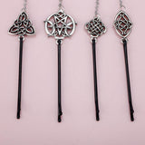 Max Irish Knot Hairpin Chain Viking Runes Hairpin Ladies Hair Accessories D-418