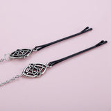 Max Irish Knot Hairpin Chain Viking Runes Hairpin Ladies Hair Accessories D-415