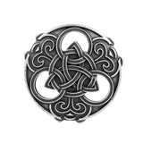 Max Norse Medieval Viking Brooch Shawl Coat Cloak Pin Vintage Jewelry  Silver