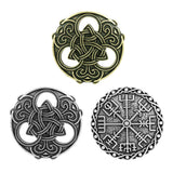 Max Norse Medieval Viking Brooch Shawl Coat Cloak Pin Vintage Jewelry  Silver