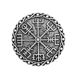 Max Norse Medieval Viking Brooch Shawl Coat Cloak Pin Vintage Jewelry  Silver 2