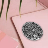 Max Norse Medieval Viking Brooch Shawl Coat Cloak Pin Vintage Jewelry  Silver 2
